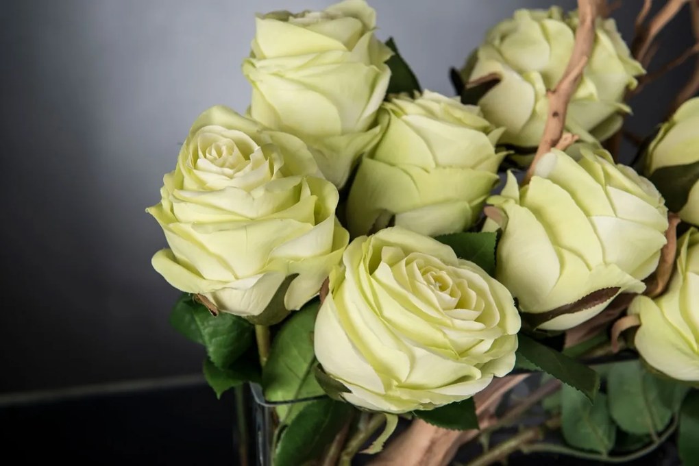 Aranjament floral ETERNITY RECTANGULAR SANTORINI