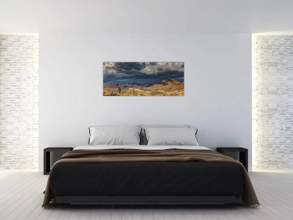 Tablou - cactușii în natură (120x50 cm)