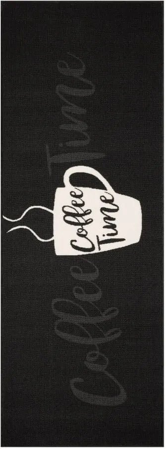 Covor Zala Living Coffee Time, 67 x 180 cm, negru