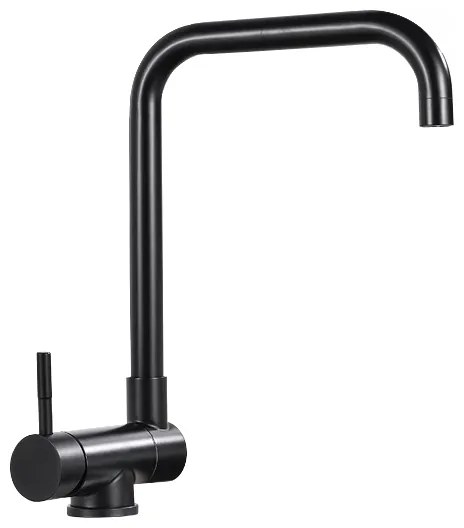 Mexen Madox baterie de bucătărie sub fereastră, Neagră - 672000-70