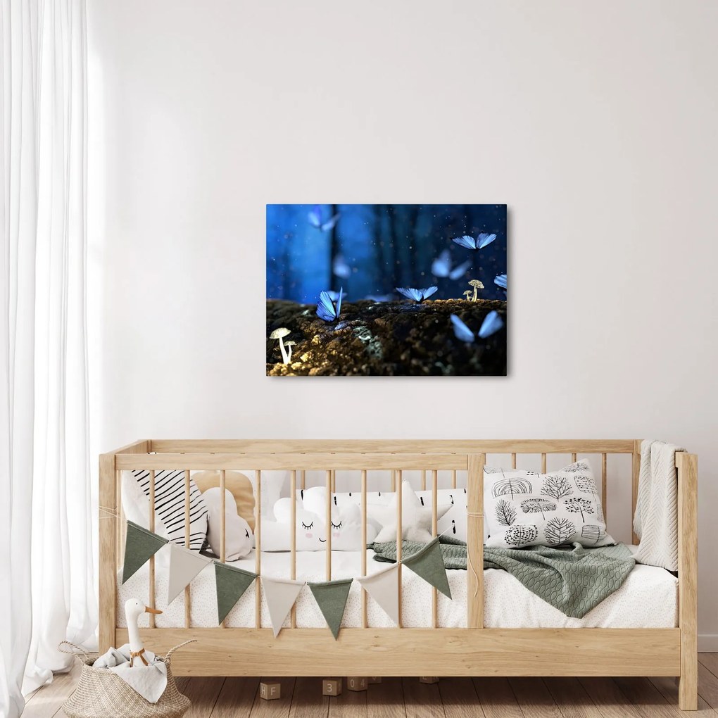 Tablou cu fluturi alabstre (70x50 cm)