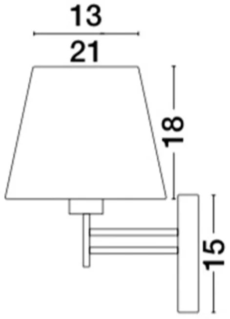 Aplica moderna de perete Logan NVL-8126162