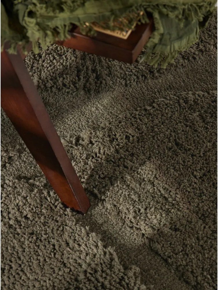 Covor kaki țesut manual 200x300 cm Lambeth Jasper – Ted Baker