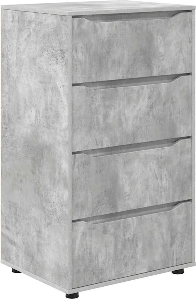 vidaXL Dulapuri de depozitare 2 pcs Gri din beton 60 x 48 x 105 cm