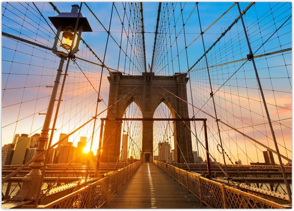 Tablou - Podul Brooklyn, Manhattan, New York (70x50 cm)
