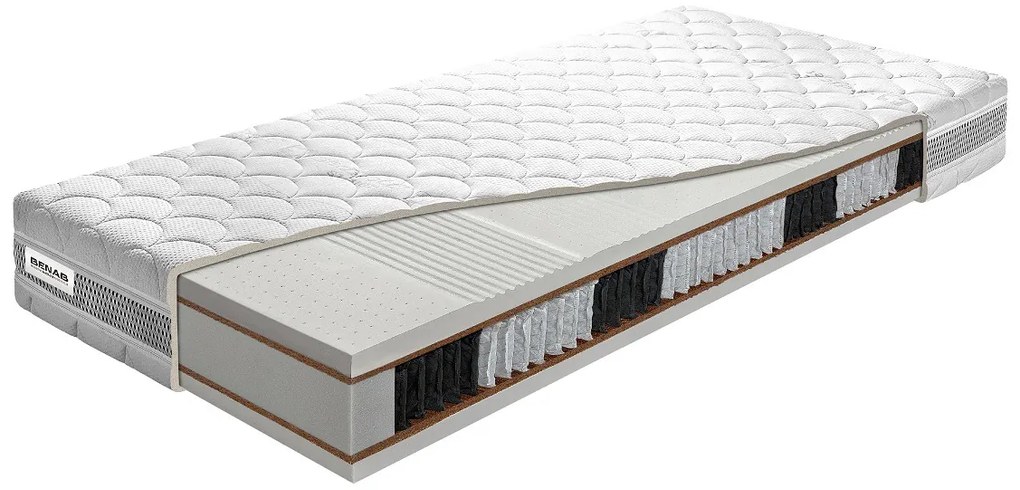 Saltea cu arcuri individuale Apolón S1000 200x180 cm (T4/T3). 763510