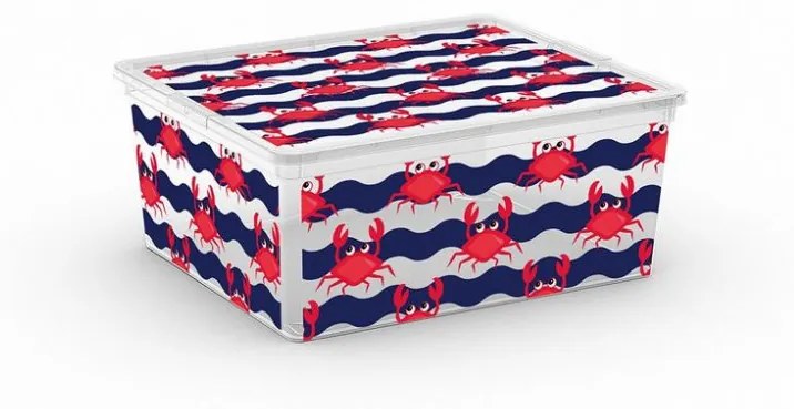 Cutie plastic KIS C pentru depozitare ANIMAL - M - crabi