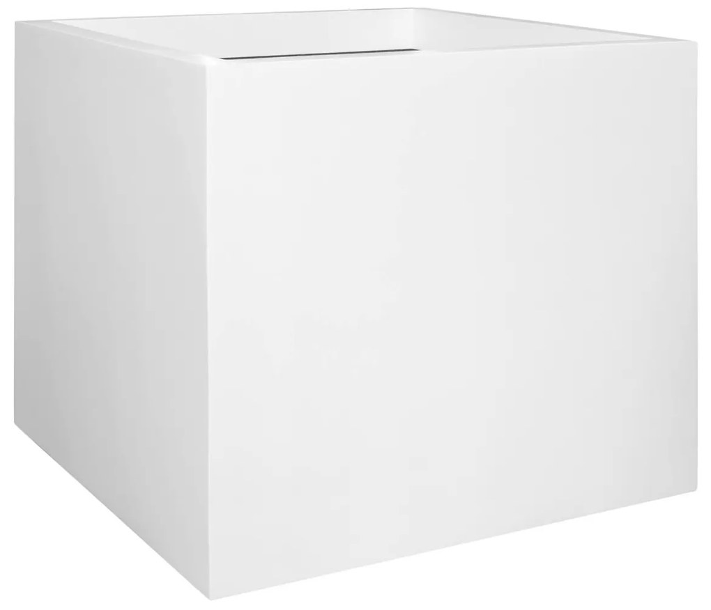 Ghiveci de flori Jumbo, alb mat, dimensiuni multiple - PotteryPots Mărime: XL - v. 92 cm