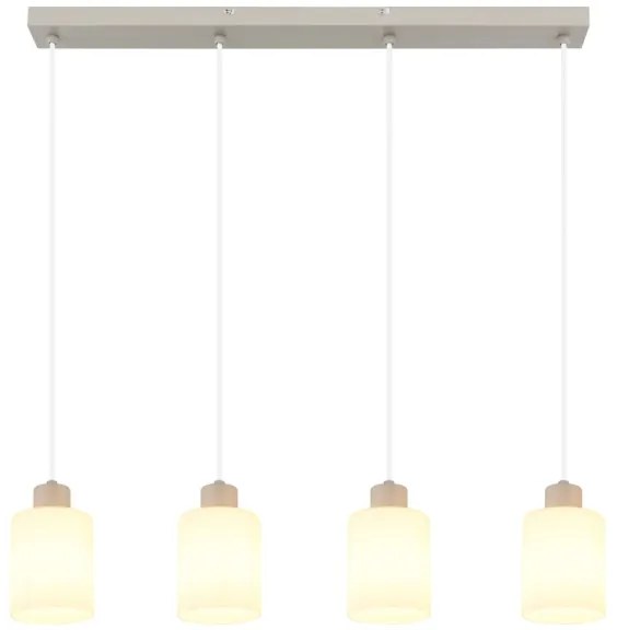 Globo 54114-4H - Lustră pe cablu TRENT 4xE27/40W/230V