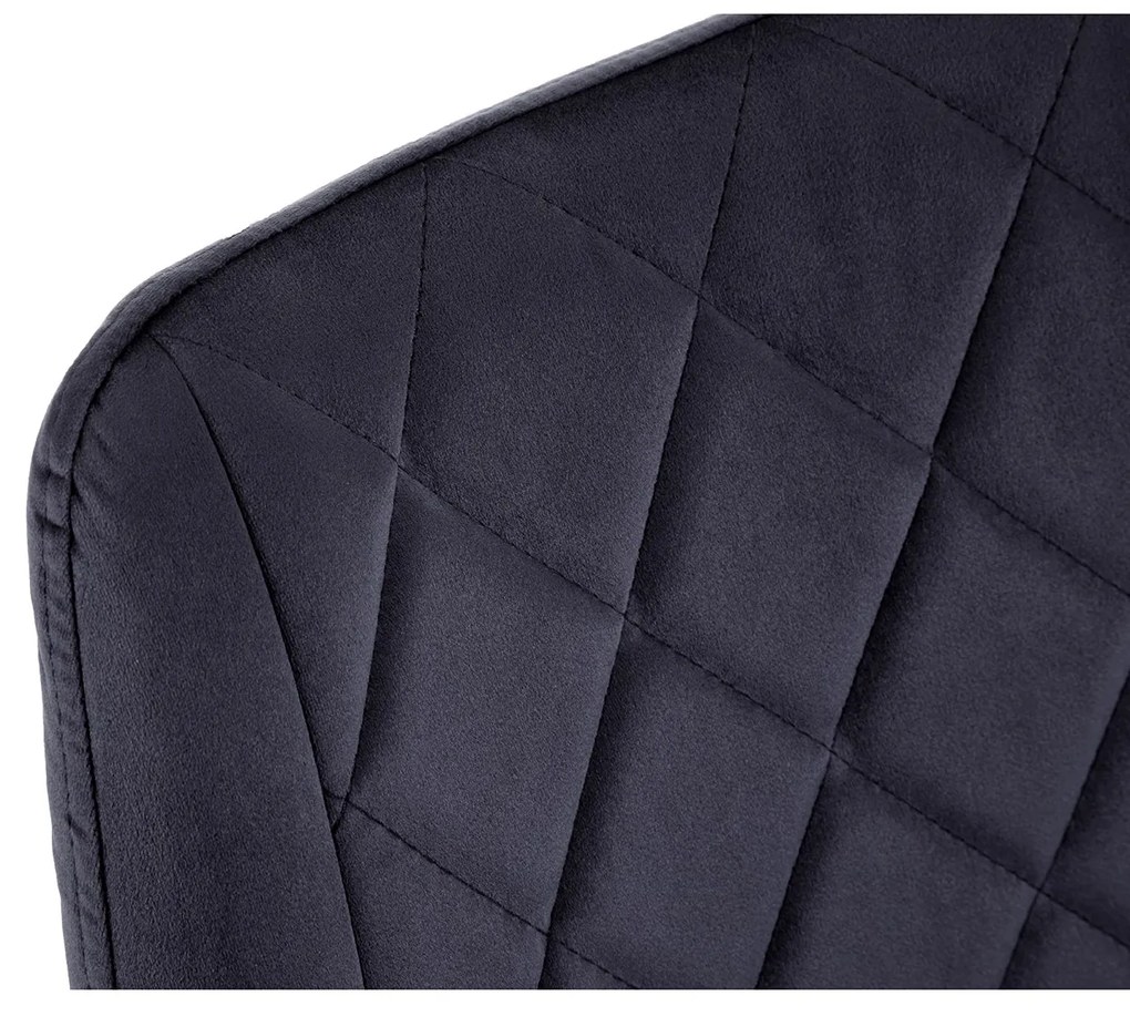 Scaun de sufragerie Sariel (Negru) (2buc). 1071280