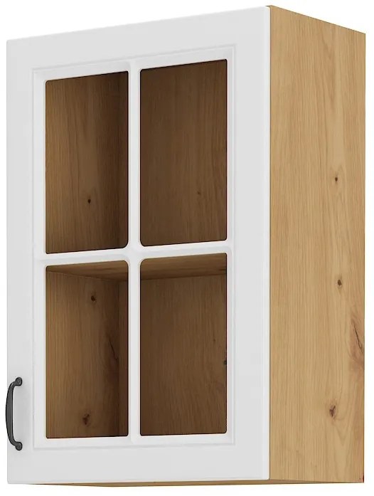 Dulap superior de bucătărie Sheila 40 GS 72 1F (stejar artisan + alb). 1032460
