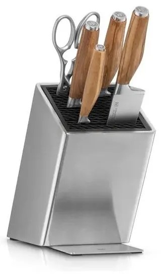 WMF - Set de cuțite de bucătărie GRAND WOOD, 6 piese, cu suport