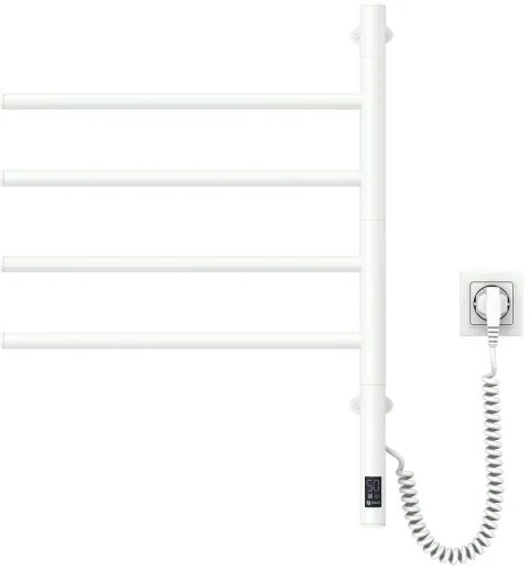 Uscător electric rotativ pentru prosoape ARABESQUE 150W/230V 64,6 cm IP44 alb