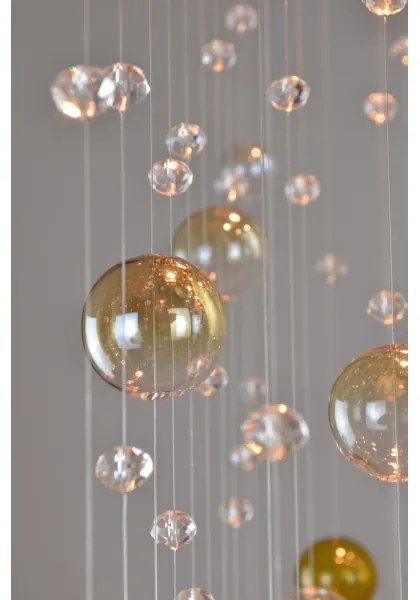 Wranovsky JWZ610100101 - Lustră aplicată de cristal ORBIS 10xGU10/40W/230V