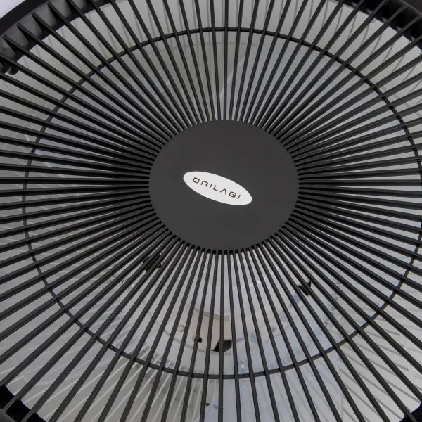 Plafonieră LED dimabilă cu ventilator Brilagi AURA LED/38W/230V negru + telecomandă