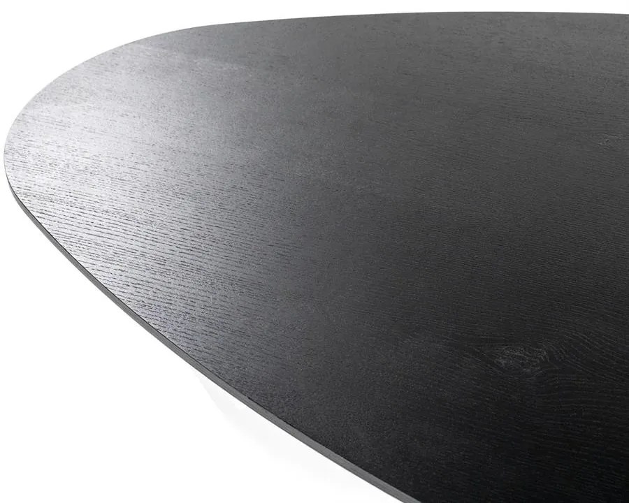 Masuta de cafea Moos 124,5x95 cm neagra