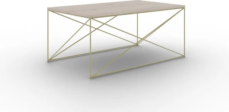 Masuta de cafea, Dante, ADRK Furniture (Culoare: Auriu / Sonoma)