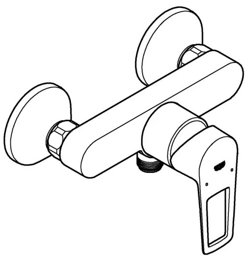 GROHE 23634001 - Baterie de duș DN 15, crom lucios