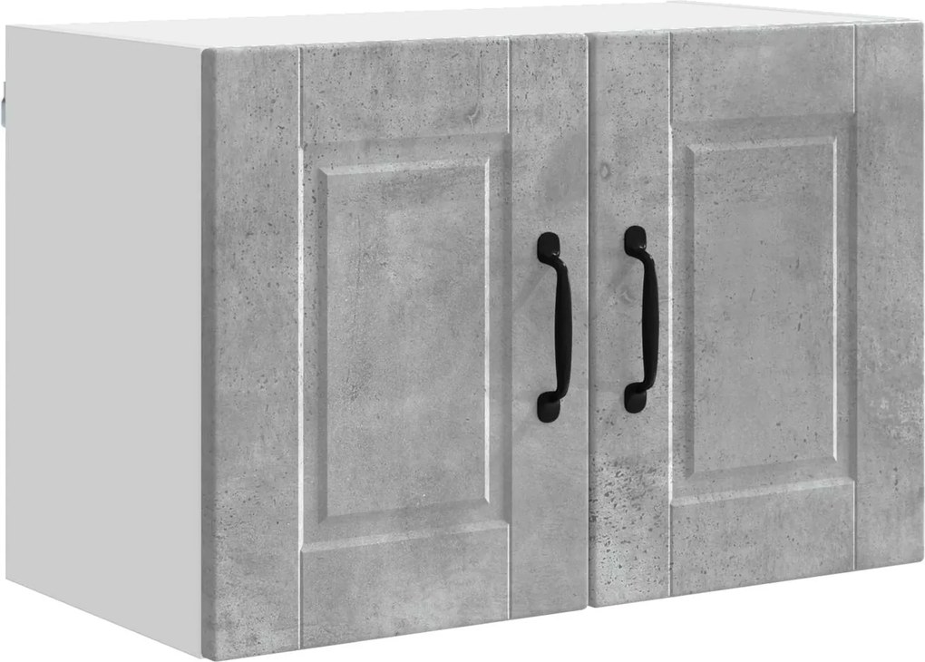 vidaXL Dulap de bucătărie Gri din beton 60 x 31 x 40 cm Lemn compozit