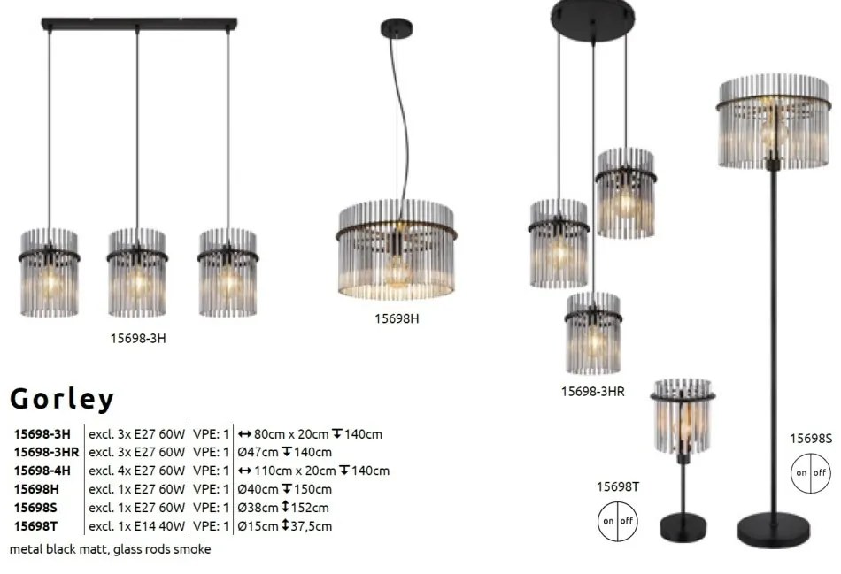 Lustra 6L design modern Garri alama