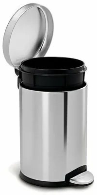 Simplehuman Coș de gunoi cu pedală, rotund 4,5 l, inox