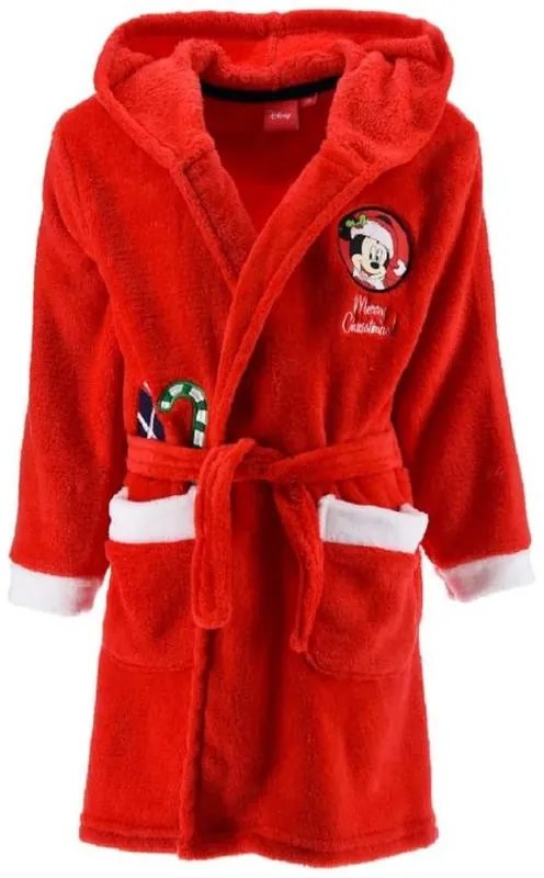 Disney Mickey Halat de baie de Crăciun pentru copii 3 ani