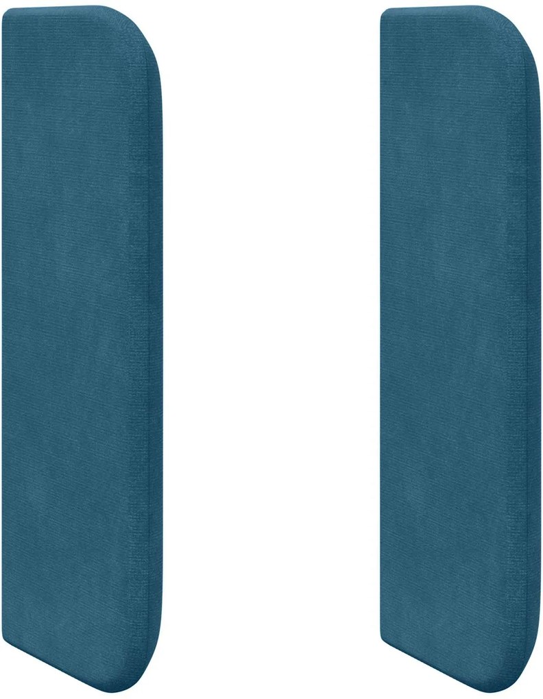 vidaXL Ureche pentru Tăblie albastru 40,5 x 40,5 x 4 cm Catifea