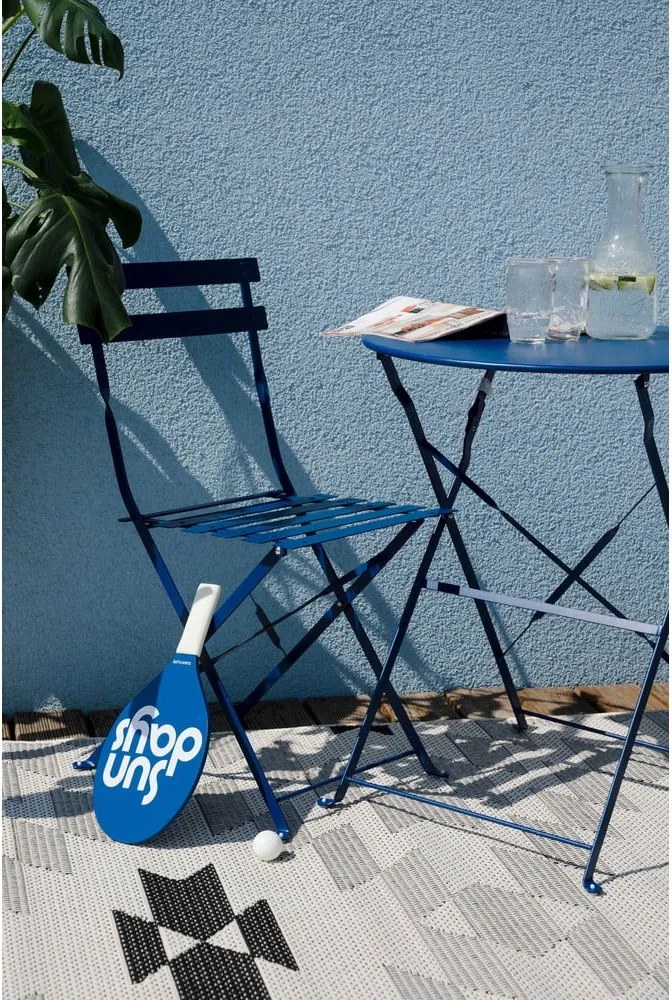 Set mobilier de grădină Bonami Essentials Retro, albastru închis