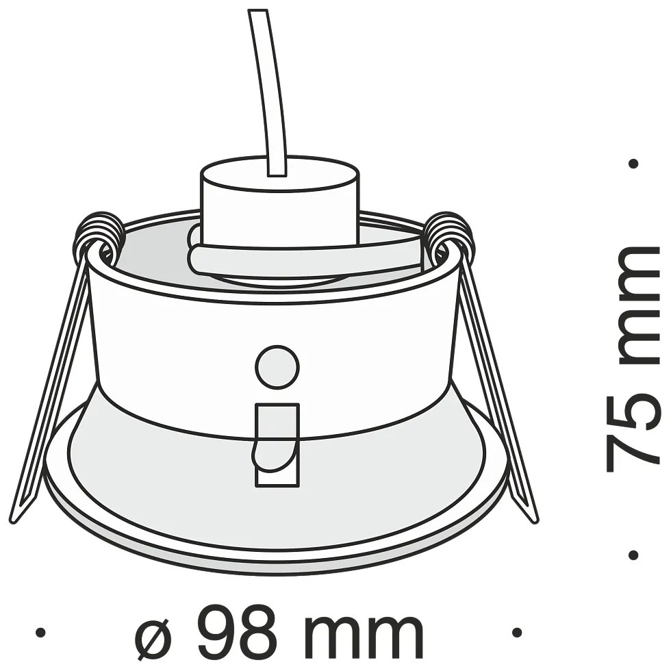 Spot incastrabil LED design modern Yin alb MYDL031-2-L8W