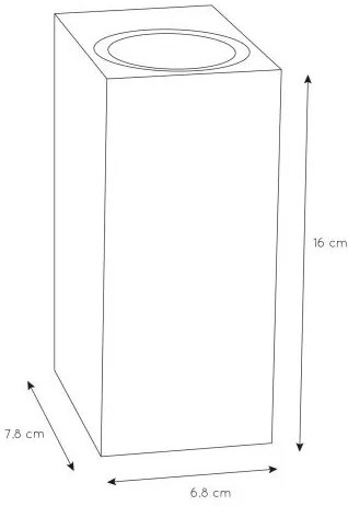 Aplică de exterior ZARO 2xGU10/35W/230V IP44 neagră Lucide 69800/02/30