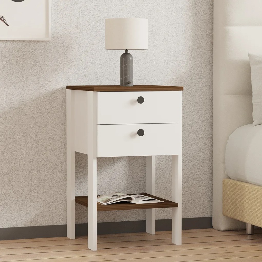 Măsuță de noptieră Ruzisa Walnut
