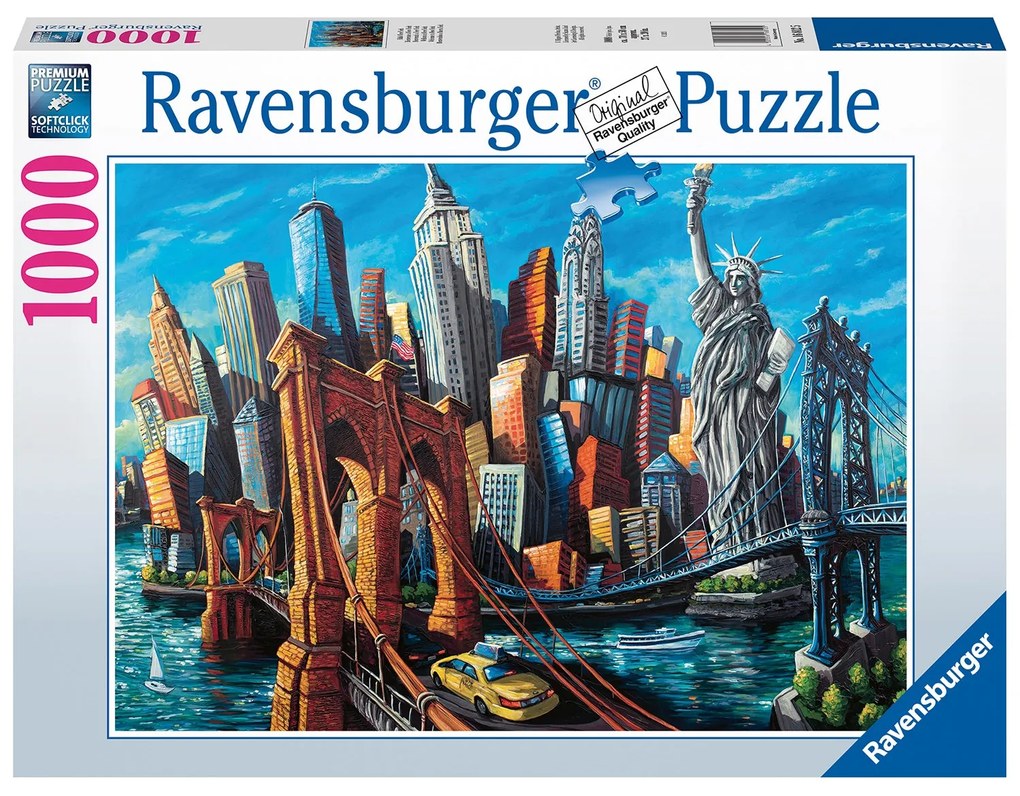 PUZZLE NEW YORK, 1000 PIESE - RAVENSBURGER (RVSPA16812)