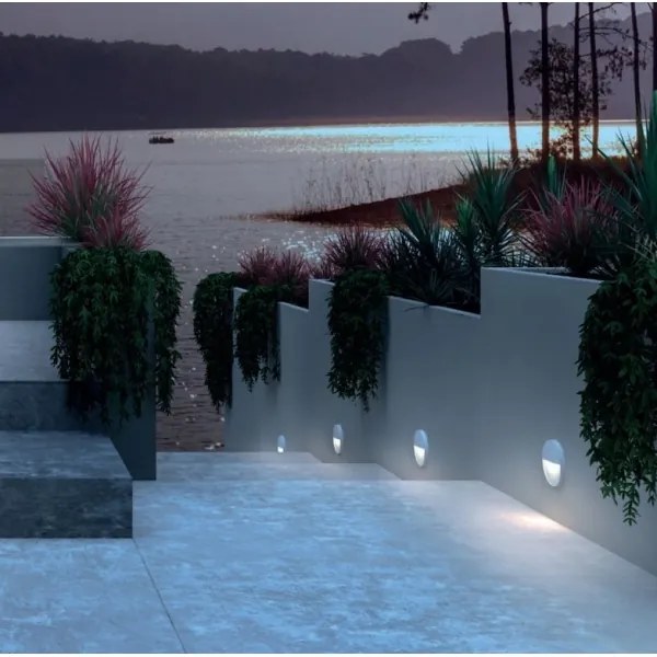 Aplică LED de exterior LANDER LED/3W/230V IP54 alb Redo 90472