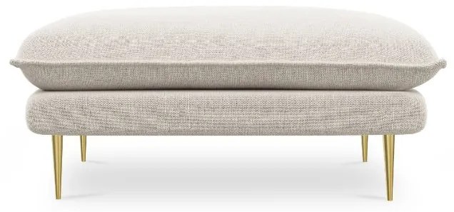 Taburet tapitat Vienna picioare gold – L100 x l80 x h43 cm