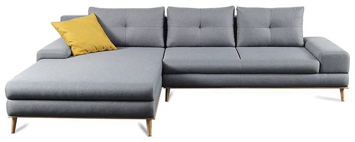 Coltar stanga Culoare Gri / Mustar, PANOS Varianta de colt: Colt Stanga