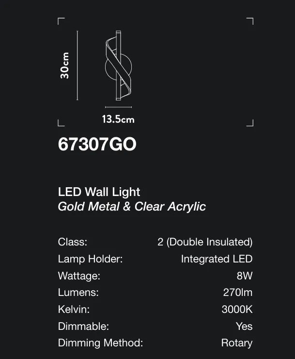 Aplica de perete LED deosebita design lux Belle