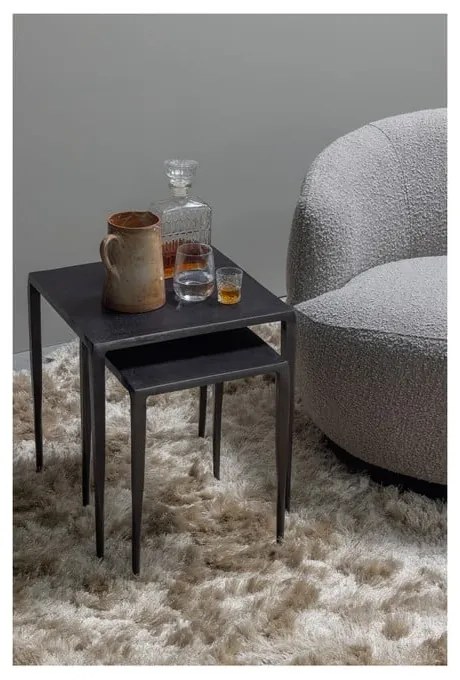 Fotoliu gri deschis pivotant Wolly – WOOOD