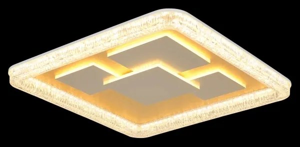 Globo 48476-40 - Plafonieră LED LORAINE LED/40W/230V 48,8x48,8 cm aurie