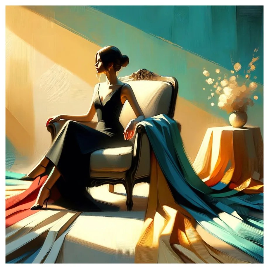Tablou tonuri luminoase artistice