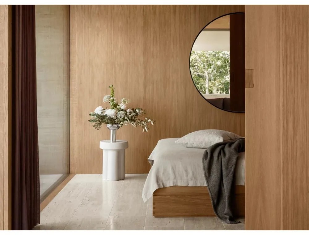 Pătură gri din amestesc de lână 145x200 cm Ahwi – Blomus