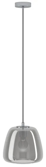 Lustră pe cablu ALBARINO 1xE27/40W/230V d. 26 cm gri Eglo 39666