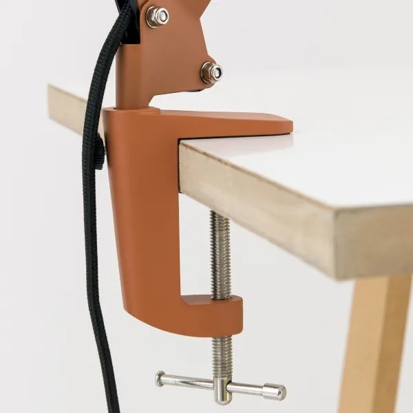 Orion GILI - Lampă de birou cu clemă, 1xE27/40W/230V, culoare cărămizie