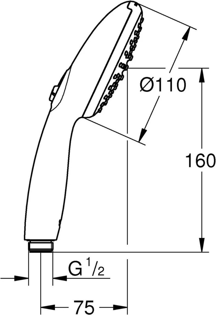 Grohe Vitalio Start dus de mana crom 26947001