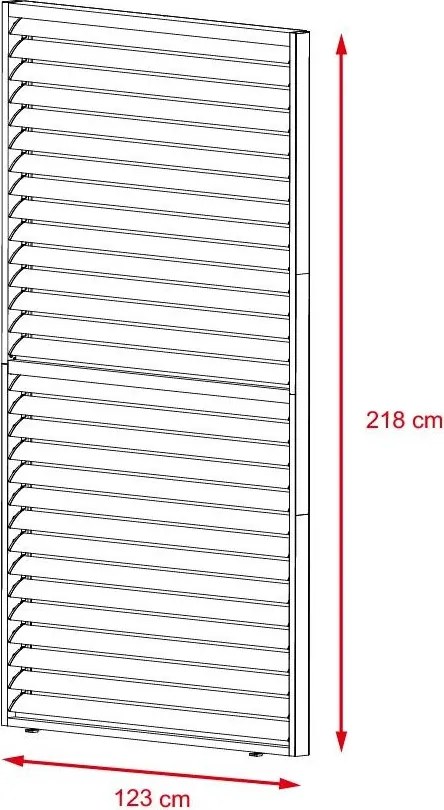 Jaluzea mobilă pentru pergolă bioclimatică 4 M