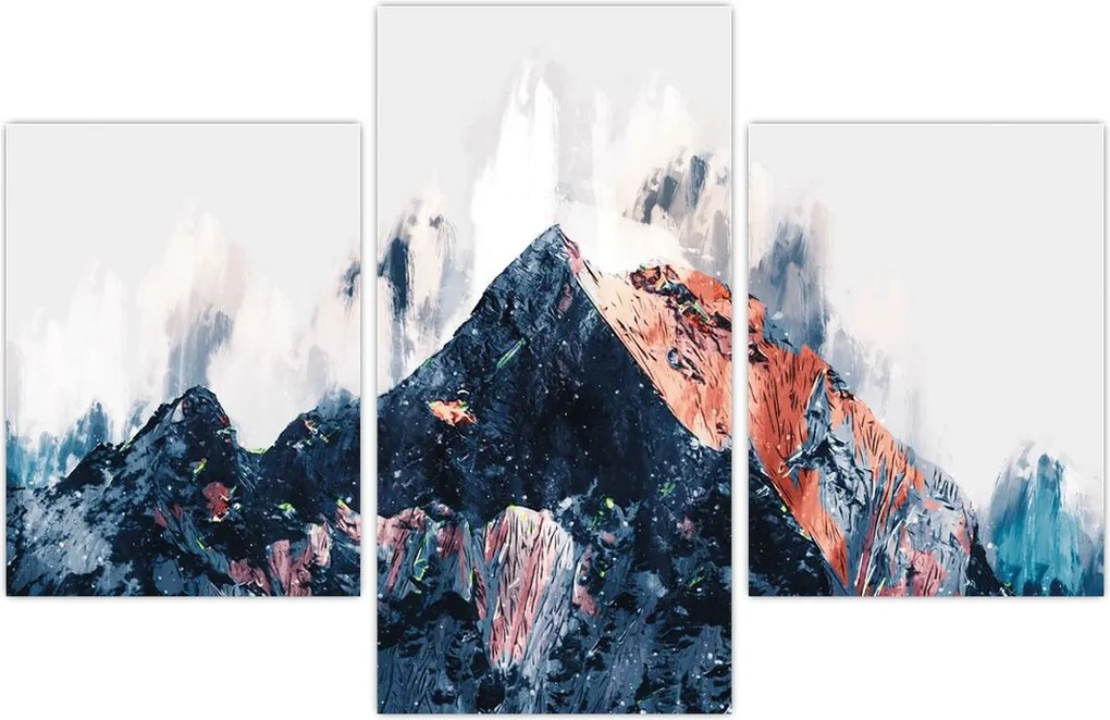 Tablou - Pădure, abstrecție (90x60 cm)