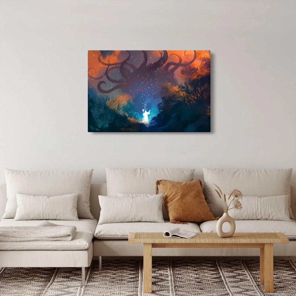 Tablou - Vrăjitorul magicean (90x60 cm)