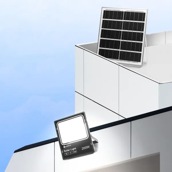 Proiector LED solar dimabil Aigostar LED/200W/3,2V IP65 + telecomandă