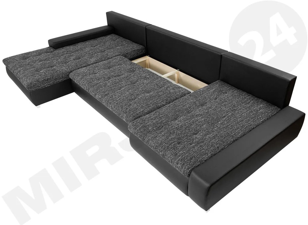 Colțar în formă de U Carmine (piele ecologică Soft 011 + Lawa 06). 1058080