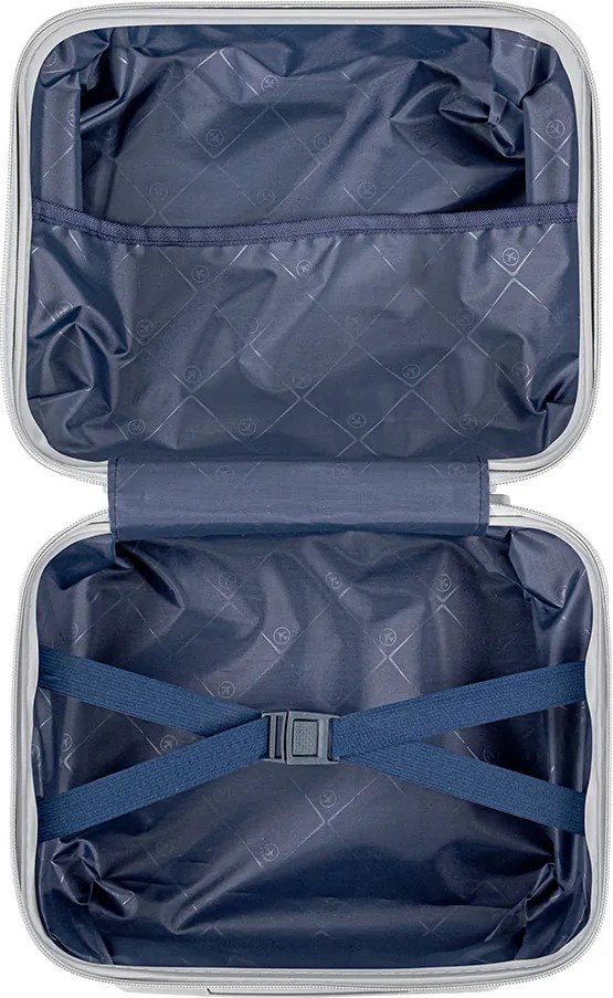 TraveLux Voyager valiză mică de mână cu capac dur 26x31x14 cm gri