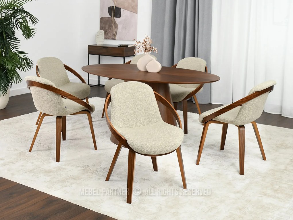 Scaun Lila K (bej + nuc). Promo -14%. 1111102